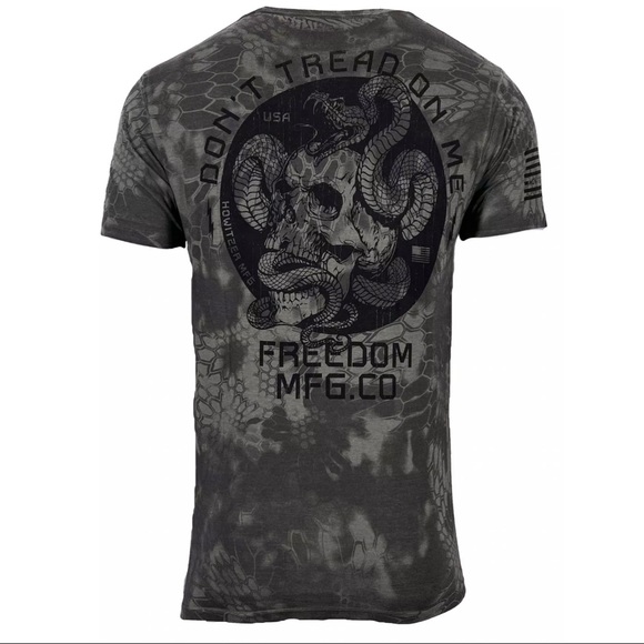 Howitzer Style Men's T-shirt COIL Military Grunt CAMO Green - Picture 3 of 11